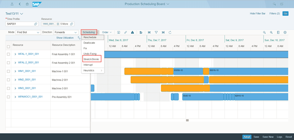 Planningsbord SAP